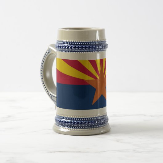Chope À Bière Drapeau d'État de l'Arizona (Devant gauche)
