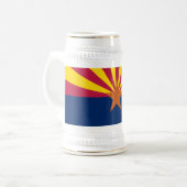 Chope À Bière Drapeau d'État de l'Arizona (Devant gauche)