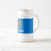 Chope À Bière Drapeau d'État de l'Oklahoma (Devant droit)