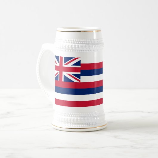Chope À Bière Drapeau d'État d'Hawaii (Devant gauche)