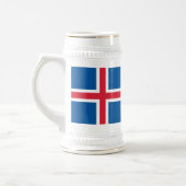 Chope À Bière Drapeau d'Islande (Gauche)