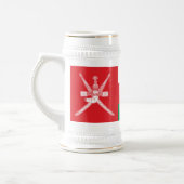 Chope À Bière Drapeau d'Oman (Gauche)