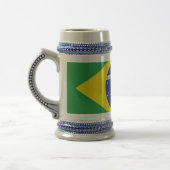 Chope À Bière Drapeau du Brésil (Gauche)