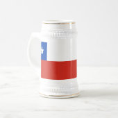 Chope À Bière Drapeau du Chili (Devant gauche)