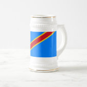 Chope À Bière Drapeau du Congo Kinshasa (Devant droit)