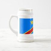 Chope À Bière Drapeau du Congo Kinshasa (Gauche)