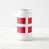 Chope À Bière Drapeau du Danemark (Devant gauche)