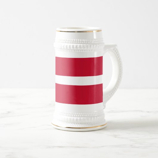 Chope À Bière Drapeau du Danemark (Devant droit)