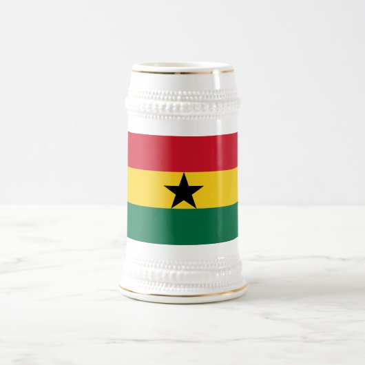 Chope À Bière Drapeau du Ghana (Centre)