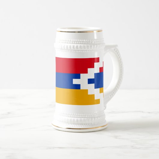 Chope À Bière Drapeau du Haut-Karabakh (Devant droit)
