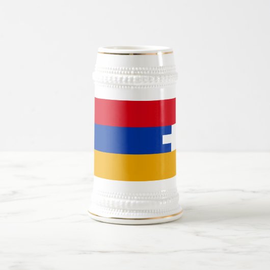 Chope À Bière Drapeau du Haut-Karabakh (Centre)