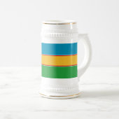 Chope À Bière Drapeau du Karakalpakstan (Devant droit)