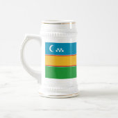 Chope À Bière Drapeau du Karakalpakstan (Gauche)