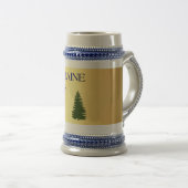 Chope À Bière Drapeau du Maine 1901 (Devant droit)