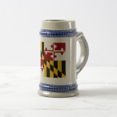 Chope À Bière Drapeau du Maryland (Devant droit)