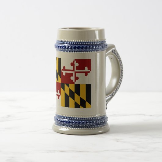 Chope À Bière Drapeau du Maryland (Devant droit)