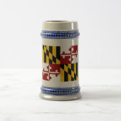 Chope À Bière Drapeau du Maryland (Centre)