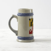 Chope À Bière Drapeau du Maryland (Gauche)