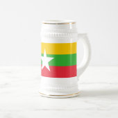 Chope À Bière Drapeau du Myanmar (Devant droit)