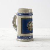 Chope À Bière Drapeau du New Hampshire (Devant gauche)