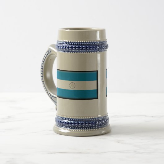 Chope À Bière Drapeau du Nicaragua (Devant gauche)