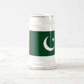 Chope À Bière Drapeau du Pakistan (Centre)