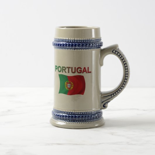 Chope À Bière Drapeau du Portugal (Droite)
