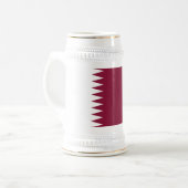 Chope À Bière Drapeau du Qatar (Devant gauche)
