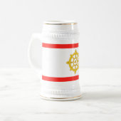 Chope À Bière Drapeau du royaume de Sikkim (Devant gauche)