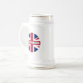 Chope À Bière Drapeau du Royaume-Uni (Devant gauche)