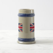 Chope À Bière Drapeau du Royaume-Uni Beer Stein (Centre)