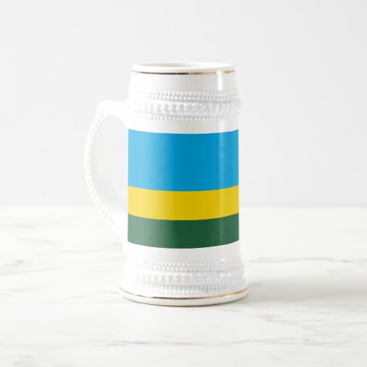 Chope À Bière Drapeau du Rwanda (Devant gauche)