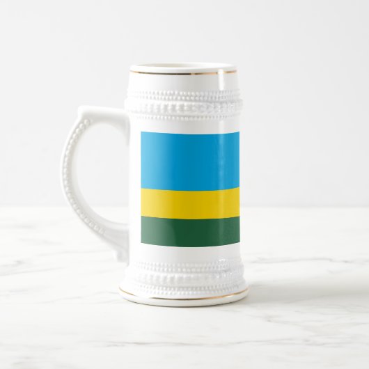 Chope À Bière Drapeau du Rwanda (Gauche)