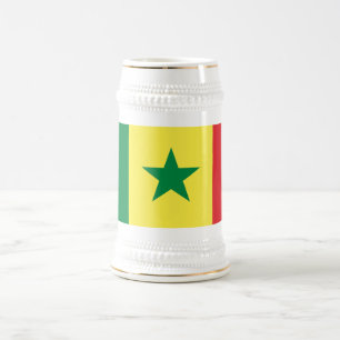 Chope À Bière Drapeau du Sénégal