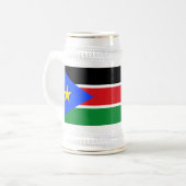 Chope À Bière Drapeau du Soudan du Sud (Devant gauche)
