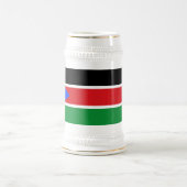 Chope À Bière Drapeau du Soudan du Sud (Centre)
