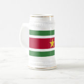 Chope À Bière Drapeau du Suriname (Devant gauche)