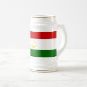 Chope À Bière Drapeau du Tadjikistan (Devant droit)