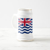 Chope À Bière Drapeau du Territoire britannique de l'océan Indie (Devant gauche)