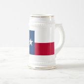 Chope À Bière Drapeau du Texas (Devant droit)