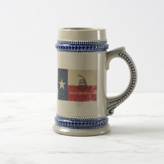 Chope À Bière Drapeau du Texas et de Gadsden