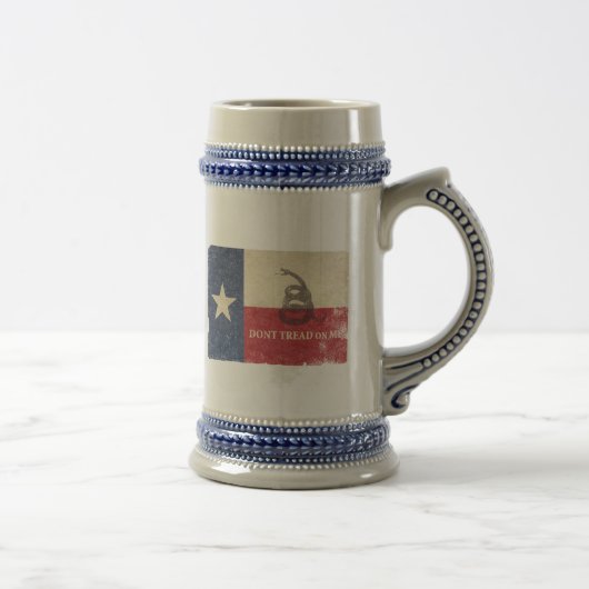 Chope À Bière Drapeau du Texas et de Gadsden (Droite)
