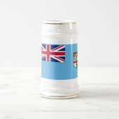 Chope À Bière Drapeau Fidji (Centre)