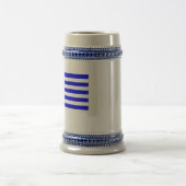 Chope À Bière Drapeau grec (Centre)