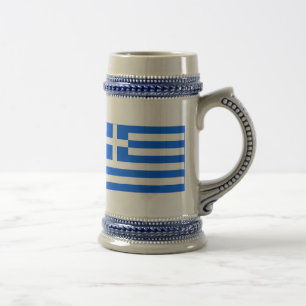 Chope À Bière drapeau grec