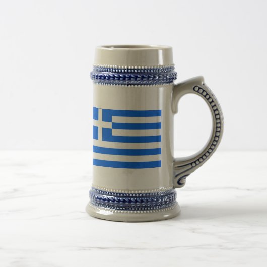 Chope À Bière drapeau grec (Droite)