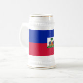Chope À Bière Drapeau Haïti (Devant gauche)