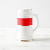 Chope À Bière Drapeau Indonésie (Devant droit)