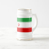Chope À Bière Drapeau Iran (Devant droit)