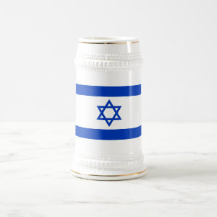 Chope À Bière Drapeau Israël